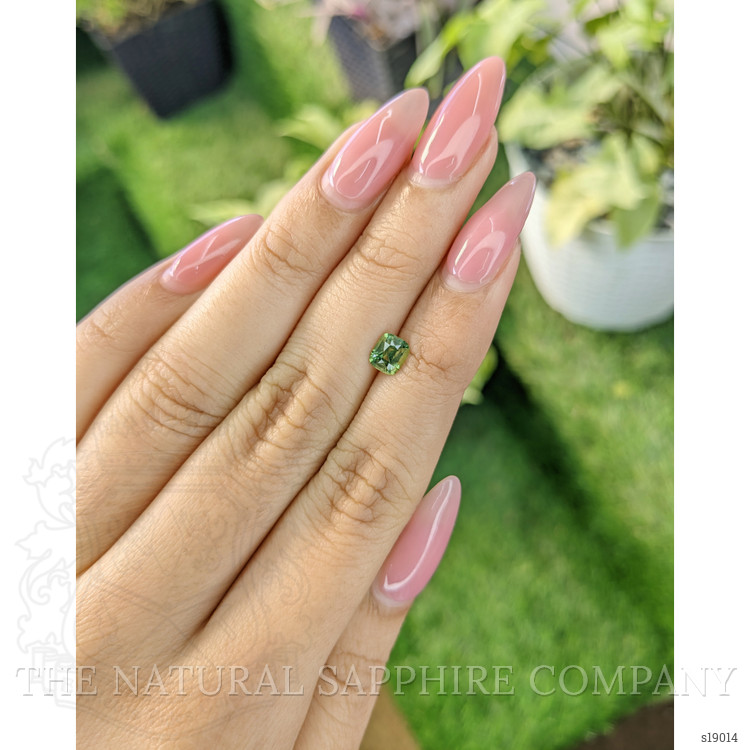 0.81 Ct. Yellowish Green Sapphire from Madagascar