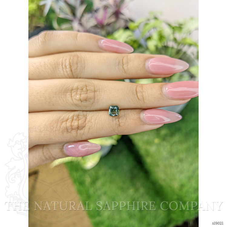 1.11 Ct. Bluish Green Sapphire from Madagascar
