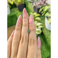 1.18 Ct. Green Sapphire from Madagascar Life Style