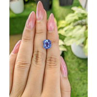5.06 Ct. Blue Sapphire from Ceylon (Sri Lanka) Life Style