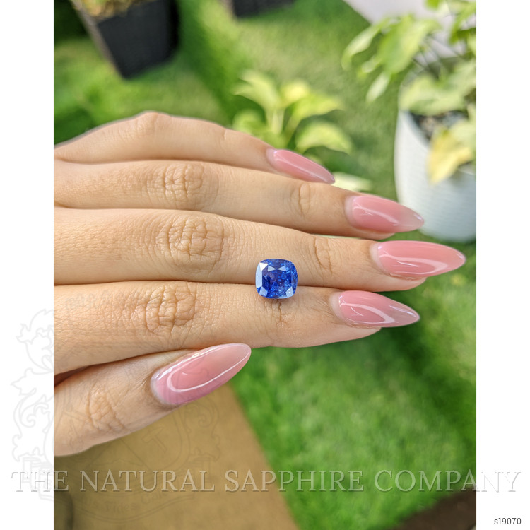 5.13 Ct. Blue Sapphire from Ceylon (Sri Lanka)