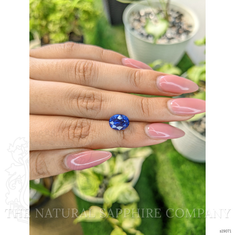 4.04 Ct. Blue Sapphire from Ceylon (Sri Lanka)