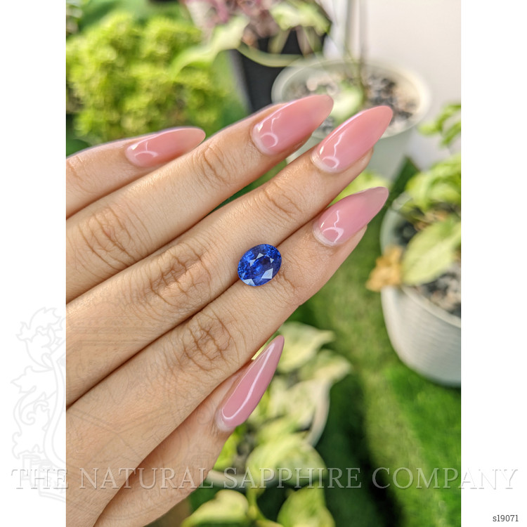4.04 Ct. Blue Sapphire from Ceylon (Sri Lanka)