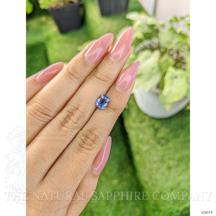 1.72 Ct. Blue Sapphire from Ceylon (Sri Lanka)
