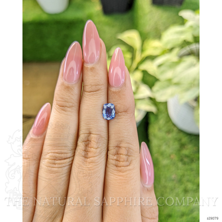 1.72 Ct. Blue Sapphire from Ceylon (Sri Lanka)