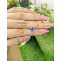 2.58 Ct. Blue Sapphire from Ceylon (Sri Lanka) Life Style