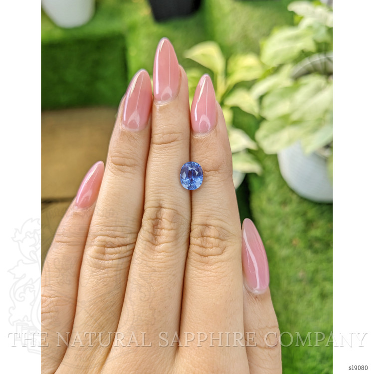 2.58 Ct. Blue Sapphire from Ceylon (Sri Lanka)
