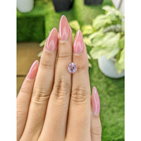 3.07 Ct. Peach Sapphire from Ceylon (Sri Lanka) Life Style