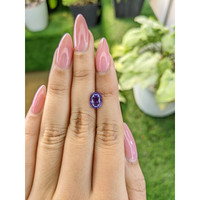 2.32 Ct. Purple Sapphire from Ceylon (Sri Lanka) Life Style