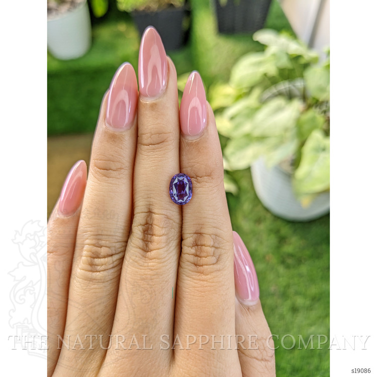 2.32 Ct. Purple Sapphire from Ceylon (Sri Lanka)