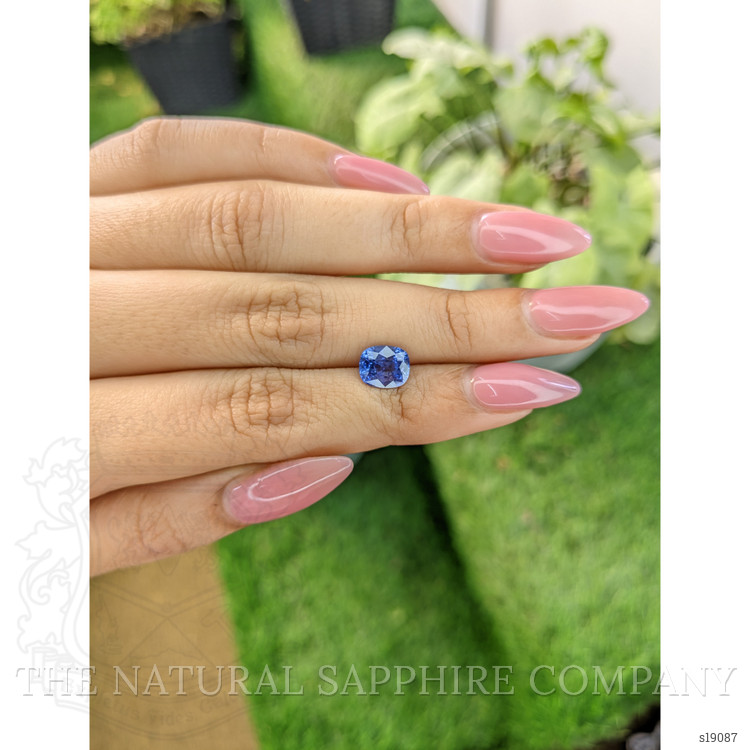 2.19 Ct. Purplish Blue Sapphire from Ceylon (Sri Lanka)