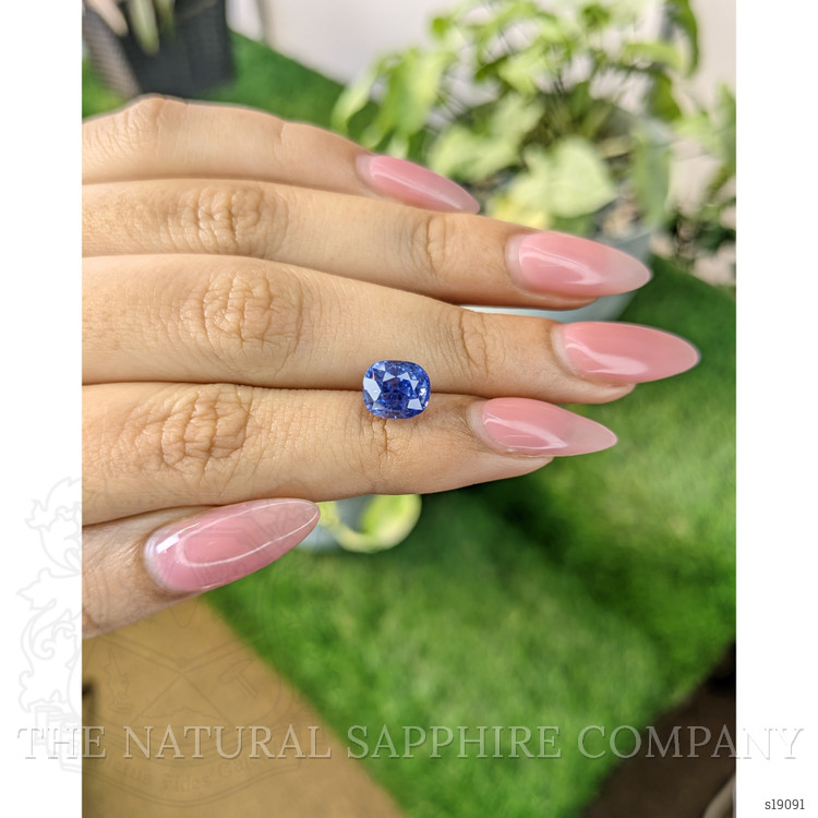3.55 Ct. Blue Sapphire from Ceylon (Sri Lanka)