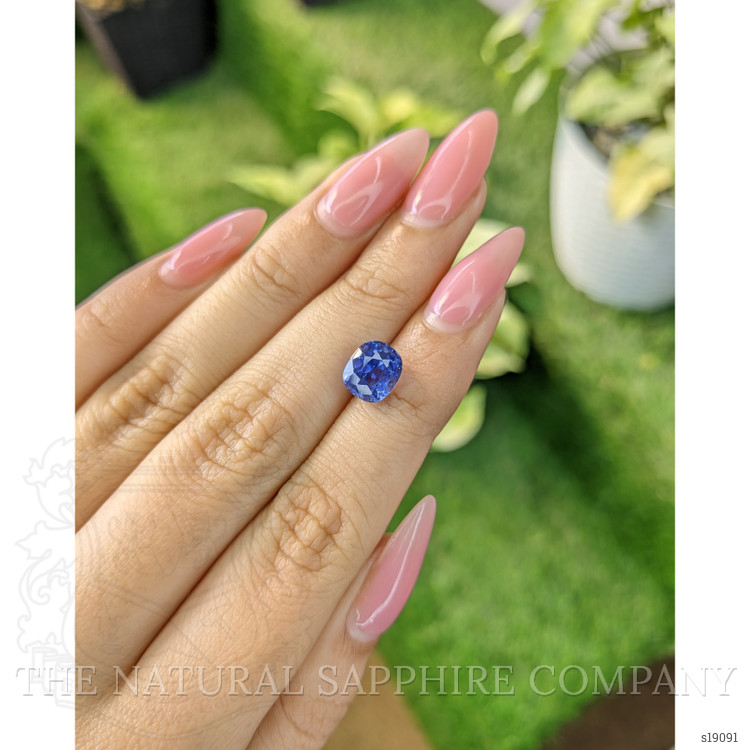 3.55 Ct. Blue Sapphire from Ceylon (Sri Lanka)