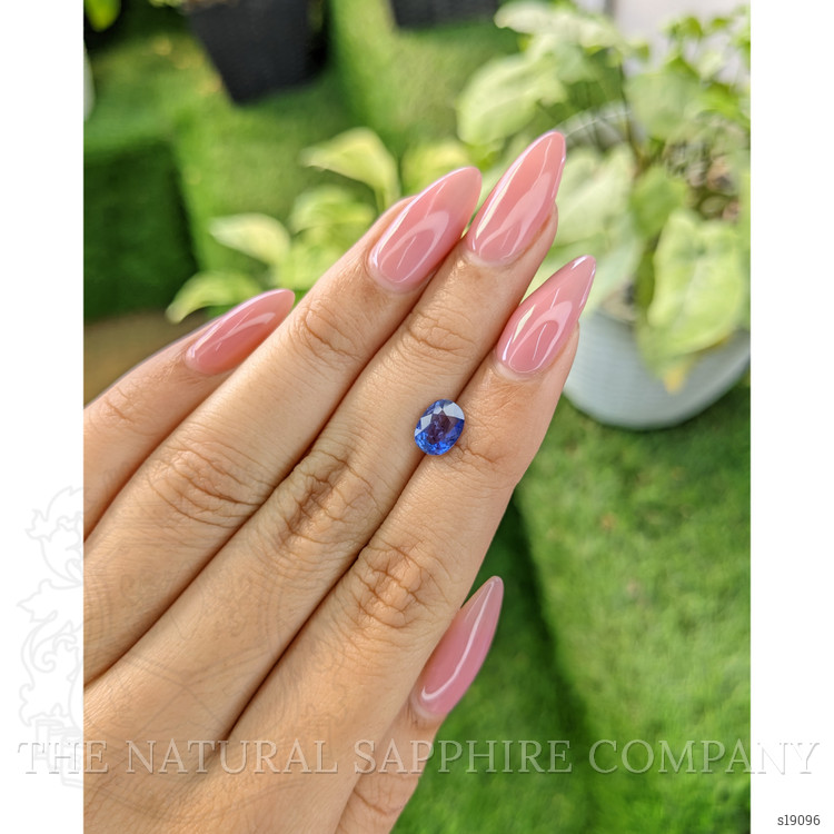 1.28 Ct. Blue Sapphire from Ceylon (Sri Lanka)