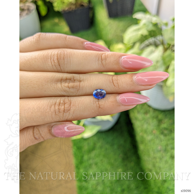 1.28 Ct. Blue Sapphire from Ceylon (Sri Lanka)
