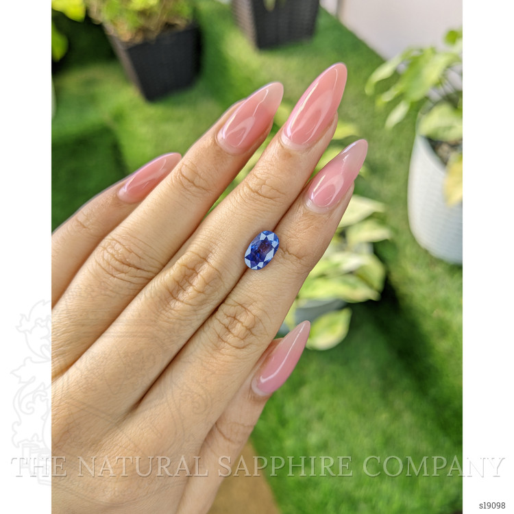 2.89 Ct. Blue Sapphire from Ceylon (Sri Lanka)