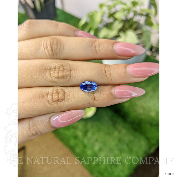 2.89 Ct. Blue Sapphire from Ceylon (Sri Lanka)