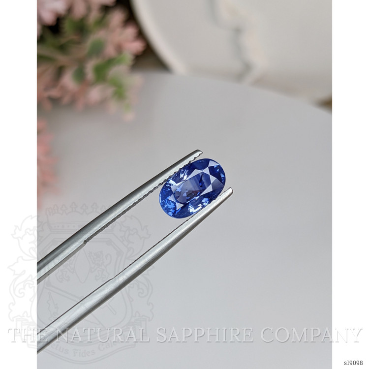 2.89 Ct. Blue Sapphire from Ceylon (Sri Lanka)