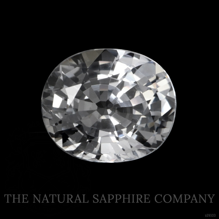 8.84 Ct. White Sapphire from Ceylon (Sri Lanka)