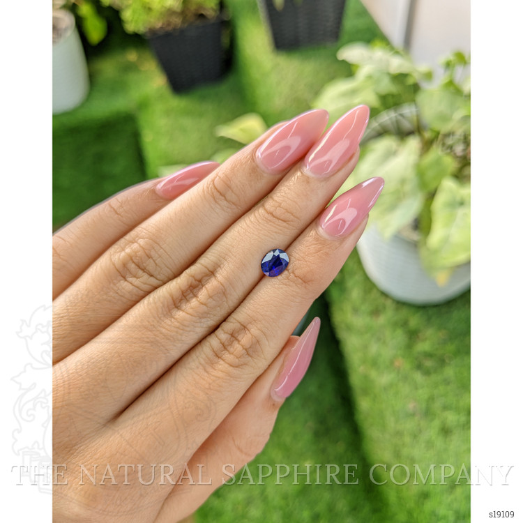 1.14 Ct. Blue Sapphire from Ceylon (Sri Lanka)