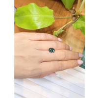 2.52 Ct. Green Sapphire from Ceylon (Sri Lanka) Life Style