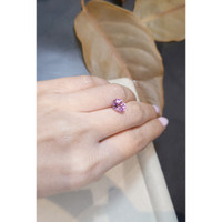 3.53 Ct. Pinkish Purple Sapphire from Ceylon (Sri Lanka) Life Style