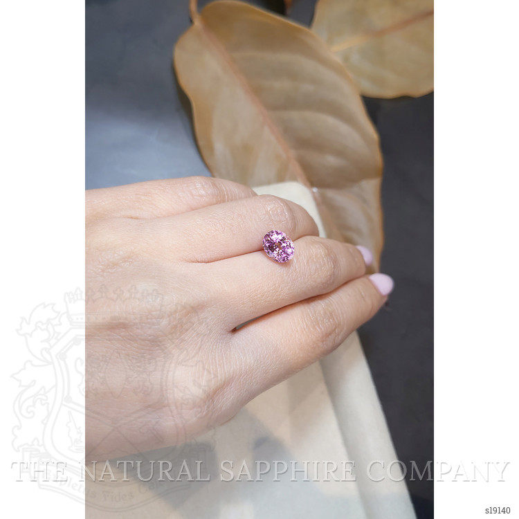 3.53 Ct. Pinkish Purple Sapphire from Ceylon (Sri Lanka)