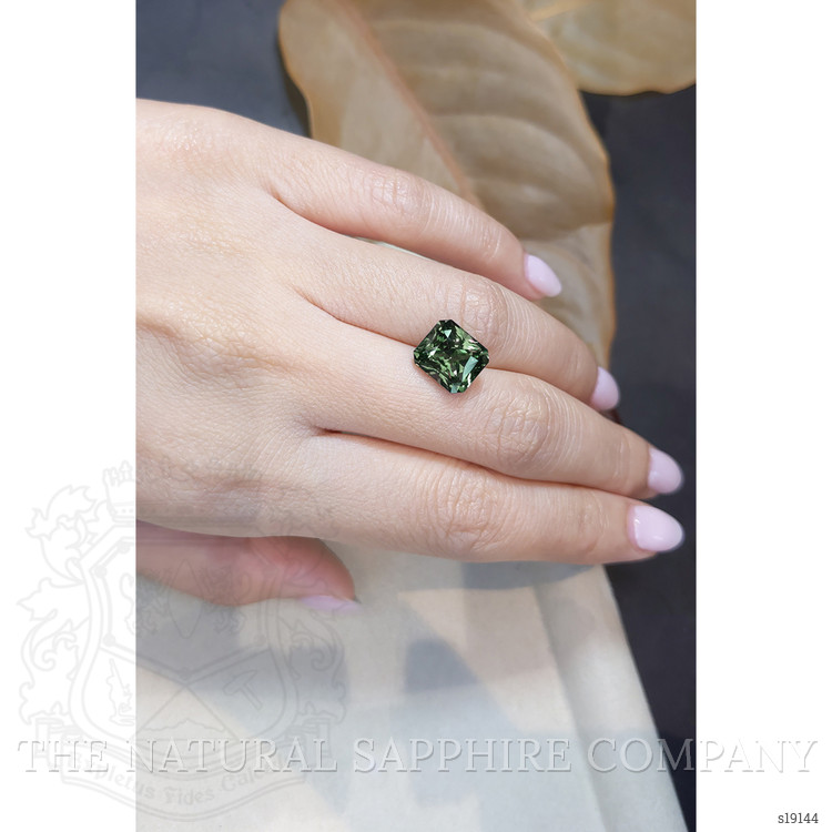 6.03 Ct. Green Sapphire from Madagascar