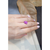 5.01 Ct. Pink Sapphire from Madagascar Life Style