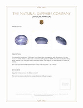 15.83 Ct. Blue Star Sapphire from Ceylon (Sri Lanka) Appraisal