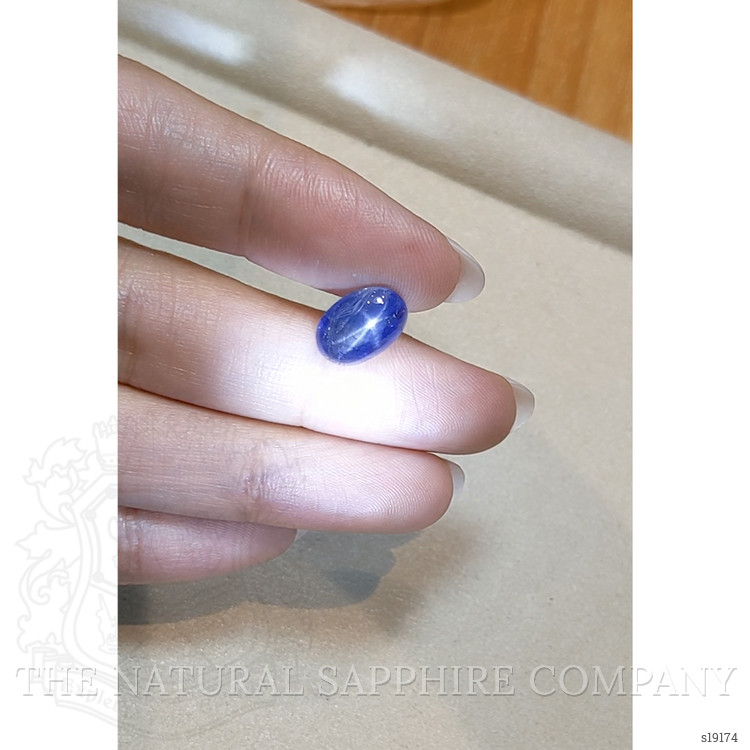 3.91 Ct. Blue Star Sapphire from Burma (Myanmar)