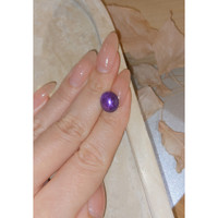 7.26 Ct. Purple Star Sapphire from Ceylon (Sri Lanka) Life Style