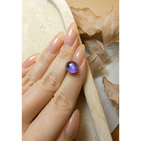 7.26 Ct. Purple Star Sapphire from Ceylon (Sri Lanka) Life Style