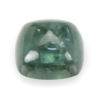 15.22 Ct. Bluish Green Cabochon Sapphire from Madagascar Video