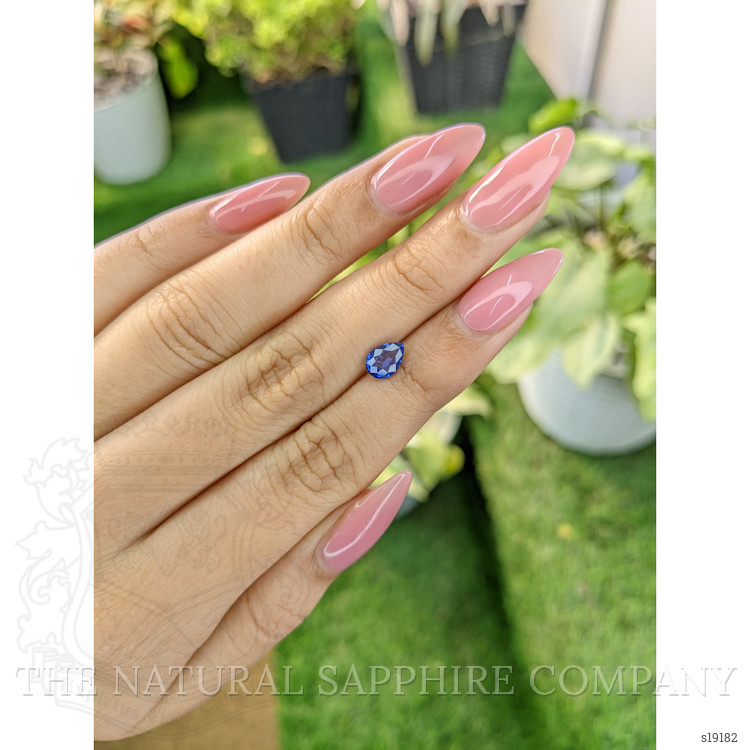1.04 Ct. Blue Sapphire from Ceylon (Sri Lanka)
