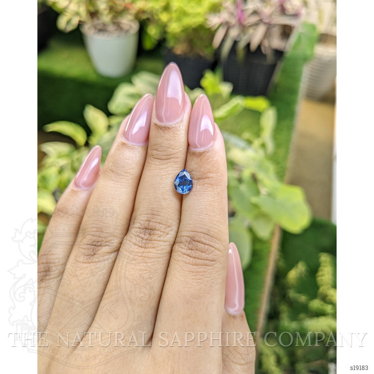 1.52 Ct. Blue Sapphire from Ceylon (Sri Lanka)