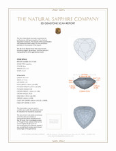 2.21 Ct. Sapphire from Ceylon (Sri Lanka) 3 D Scan Report