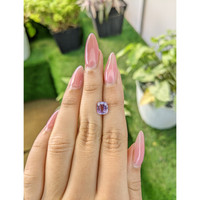 2.07 Ct. Pinkish Purple Sapphire from Ceylon (Sri Lanka) Life Style