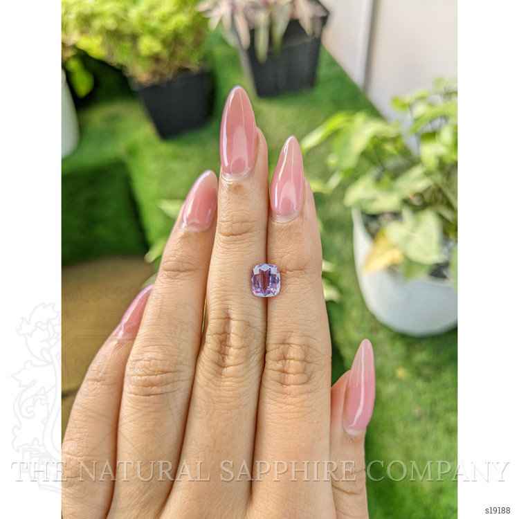 2.07 Ct. Pinkish Purple Sapphire from Ceylon (Sri Lanka)