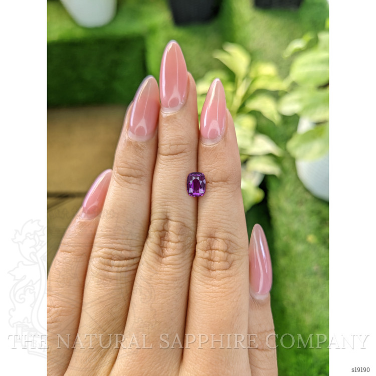 1.32 Ct. Pinkish Purple Sapphire from Ceylon (Sri Lanka)