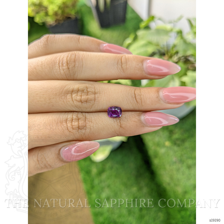 1.32 Ct. Pinkish Purple Sapphire from Ceylon (Sri Lanka)