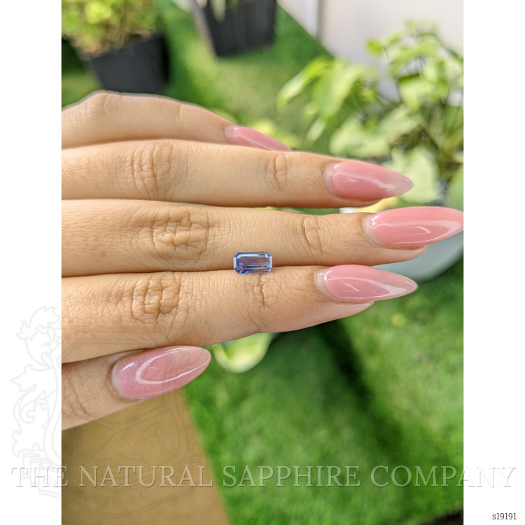 0.83 Ct. Blue Sapphire from Ceylon (Sri Lanka)