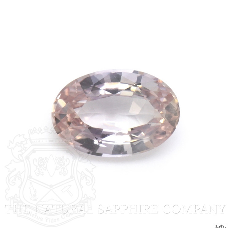 0.84 Ct. Peach Sapphire from Ceylon (Sri Lanka)