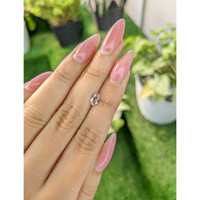 0.84 Ct. Peach Sapphire from Ceylon (Sri Lanka) Life Style