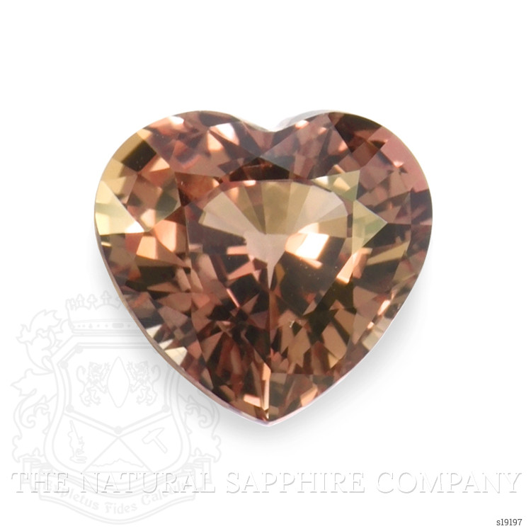 2.34 Ct. Pinkish Brown Sapphire from Ceylon (Sri Lanka)
