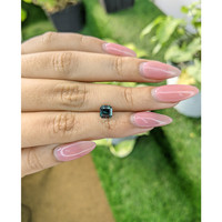 1.52 Ct. Bluish Green Sapphire from Ceylon (Sri Lanka) Life Style