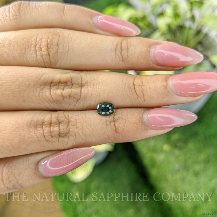 1.14 Ct. Green Sapphire from Ceylon (Sri Lanka)