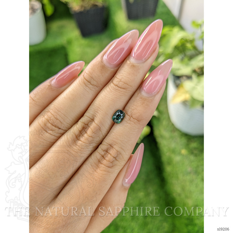 1.14 Ct. Green Sapphire from Ceylon (Sri Lanka)