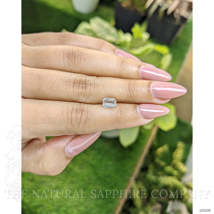 1.31 Ct. White Sapphire from Ceylon (Sri Lanka)