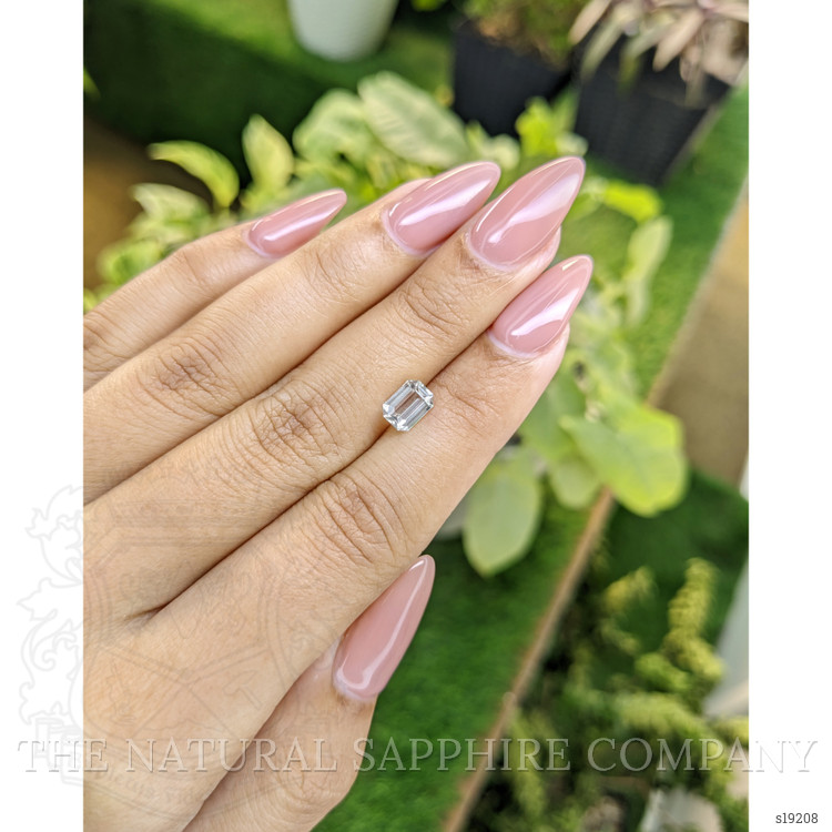 1.31 Ct. White Sapphire from Ceylon (Sri Lanka)